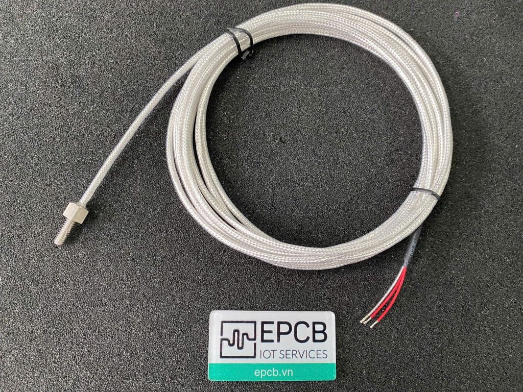 Cảm biến nhiệt độ PT100 ren cố định M4/M5/M6 (chống thấm nước)