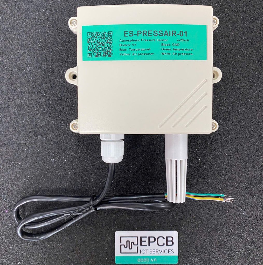 Cảm biến đo áp suất khí quyển ES-PRESSAIR-01 (RS485 Modbus RTU)
