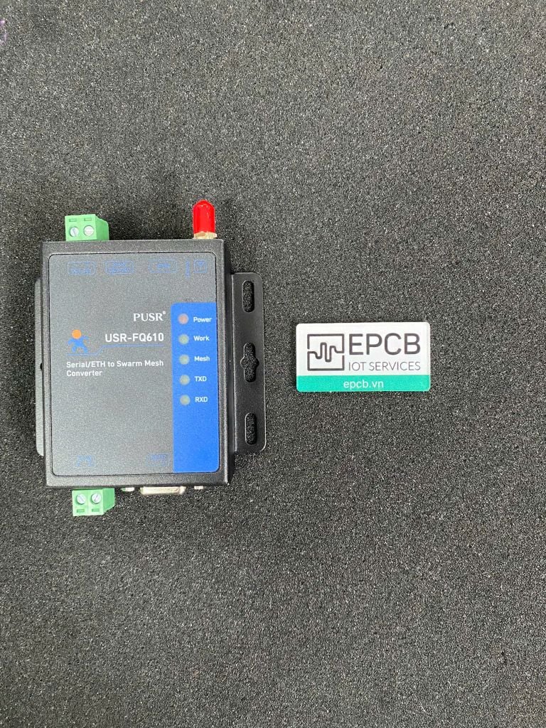 Bộ Chuyển Đổi RS232/RS485/Ethernet sang Mạng Không Dây Swarm Mesh USR-FQ610