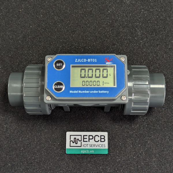 Cảm biến lưu lượng nước hiển thị màn hình kỹ thuật số ZJLCD-BT01