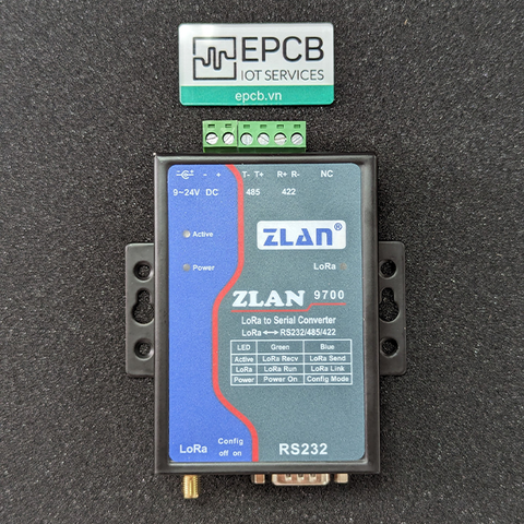 Bộ chuyển đổi Lora sang RS232/485/422 ZLAN9700