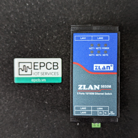 Bộ chia Ethernet 1 sang 5 ZLAN9850M