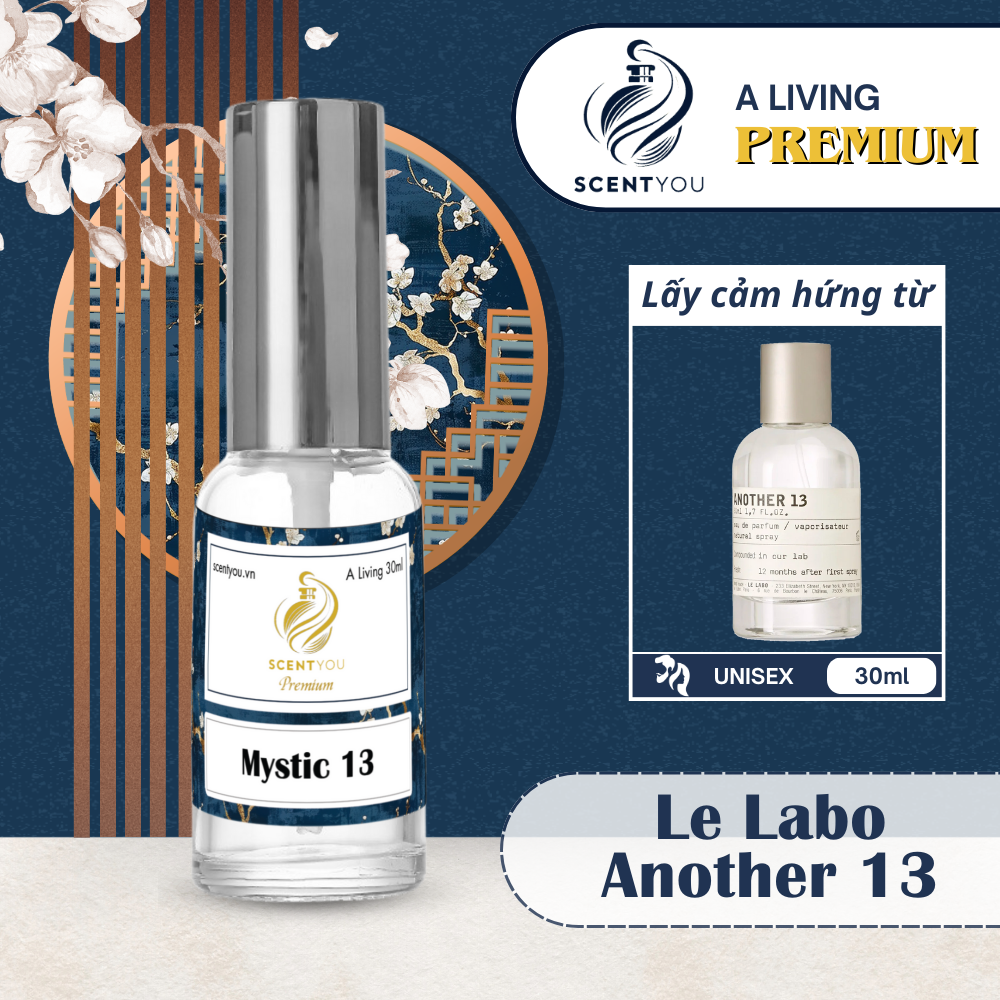 Nước hoa unisex A Living Mystic 13 Premium by ScentYou 30ml (lấy cảm h
