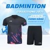 Bộ quần áo cầu lông, bóng đá nam Li-Ning AATU053 Top Trang Phục