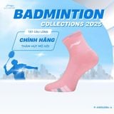  Tất cầu lông Unisex chính hãng Li-Ning P-AWSU084 & P-AWSU083 chất liệu cotton thấm hút mồ hôi,thoáng khí dành cho cả nam và nữ chơi thể thao 