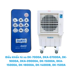 Điều khiển từ xa DK-7000A, DKA-07000A, DK-9000A, DKA-09000A, DK-15000A, DKA-15000A, DK-18000A, DK-14000B, DK-1500A