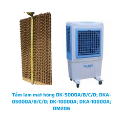 Tấm làm mát hông DK-5000A/B/C/D; DKA-05000A/B/C/D; DK-10000A; DKA-10000A; DM206