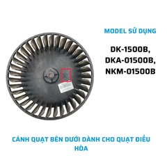 Cánh quạt dưới DK-1500B, DKA-01500B, NKM-01500B