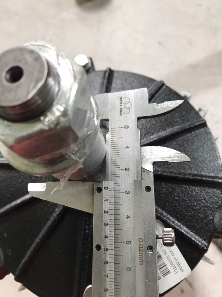 Động cơ quạt máy công nghiệp 3,0kw vỏ nhôm DK-30000TX, 30000TL