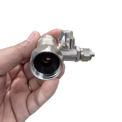 Van chia nước chữ T hợp kim ren 21 dây 6 DV-BVC132D