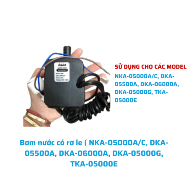 Bơm nước có rơ le ( NKA-05000A/C, DKA-05500A, DKA-06000A, DKA-05000G, TKA-05000E)