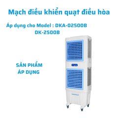 Bảng mạch điều khiển quạt điều hòa daikio - Daikiosan DKA-10000A, DK-10000A