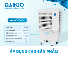 ĐỘNG CƠ QUẠT LÀM MÁT DAIKIO DKA-0900A DK-9000A CHÍNH HÃNG