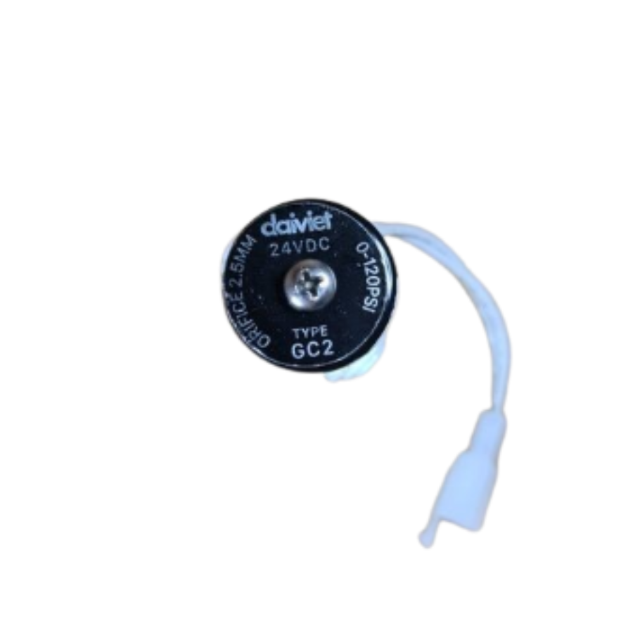 Van điện từ nhấn 24V máy lọc nước RO chính hãng Đại Việt loại có giắc cắm