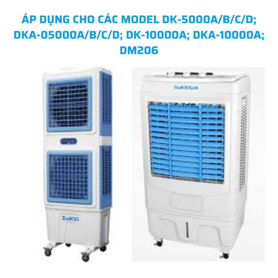 Tấm làm mát hông DK-5000A/B/C/D; DKA-05000A/B/C/D; DK-10000A; DKA-10000A; DM206