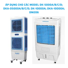 Tấm làm mát hông DK-5000A/B/C/D; DKA-05000A/B/C/D; DK-10000A; DKA-10000A; DM206