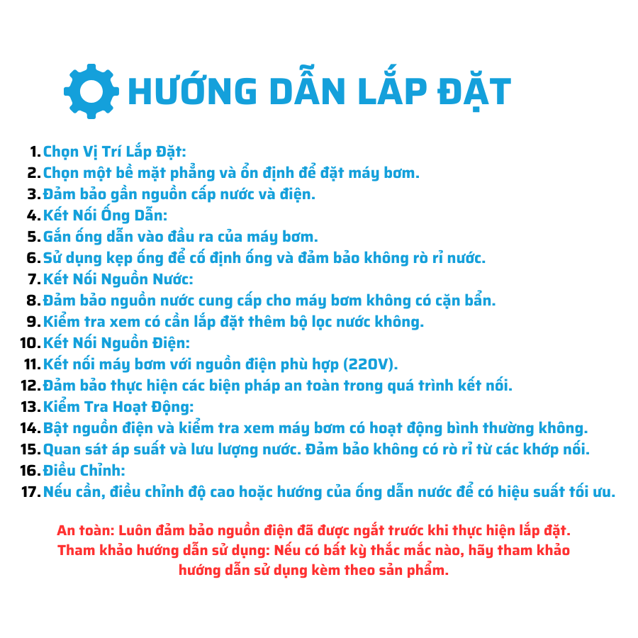 Bơm nước DK-3000A, DK-3000B, NKM-3000A, NKM-3000B, DKA-04000F, TKA-03500A, KSA-03500C, DKA-05000I, DKA-05000G, MKA-05000C, TKA-05000E, DM101, MM102, DM103, MM201, DM202, MM104
