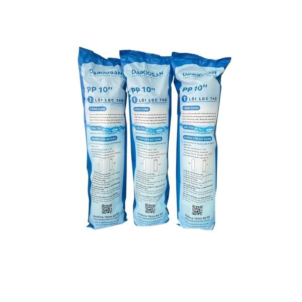 Combo 3 lõi số 1 PP 5 mrc Daikiosan dùng cho tất cả máy lọc nước