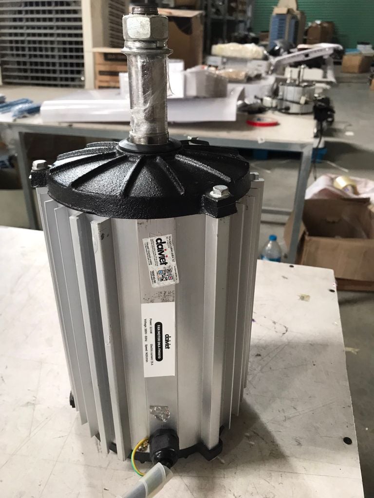 Động cơ quạt máy công nghiệp 3,0kw vỏ nhôm DK-30000TX, 30000TL