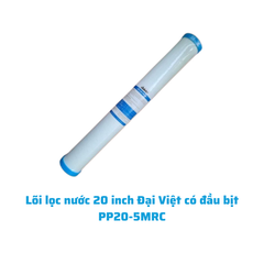 Lõi lọc nước 20 inch Đại Việt có đầu bịt PP20-5MRC