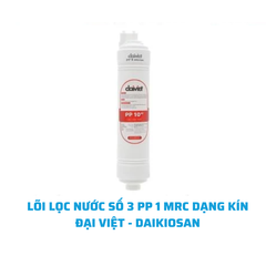 LÕI LỌC NƯỚC SỐ 3 PP 1 MRC DẠNG KÍN ĐẠI VIỆT - DAIKIOSAN