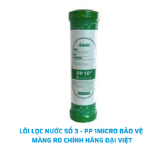 [ GIÁ HUỶ DIỆT] LÕI LỌC NƯỚC SỐ 3 - PP 1MICRO BẢO VỆ MÀNG RO CHÍNH HÃNG ĐẠI VIỆT