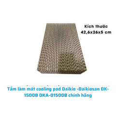 Tấm làm mát cooling pad Daikio -Daikiosan DK-1500B DKA-01500B chính hãng