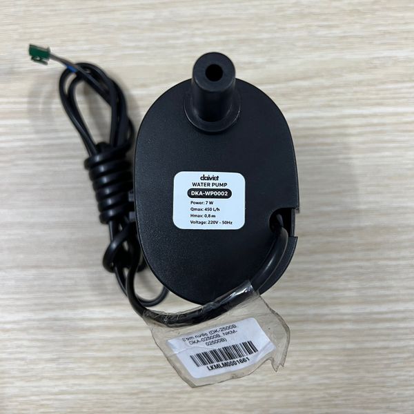 Bơm nước 7w quạt điều hoà Daikio, Daikiosan, Nakami DK-2500B, DKA-02500B, NKM-02500B