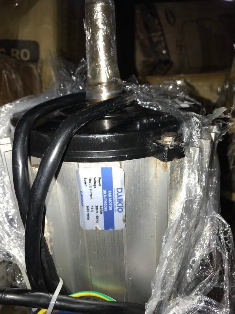 Động cơ quạt máy công nghiệp 3,0kw vỏ nhôm DK-30000TX, 30000TL