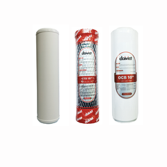 Combo 3 lõi lọc thô Đại Việt CERAMIC - CTO GÁO DỪA - OCB chính hãng