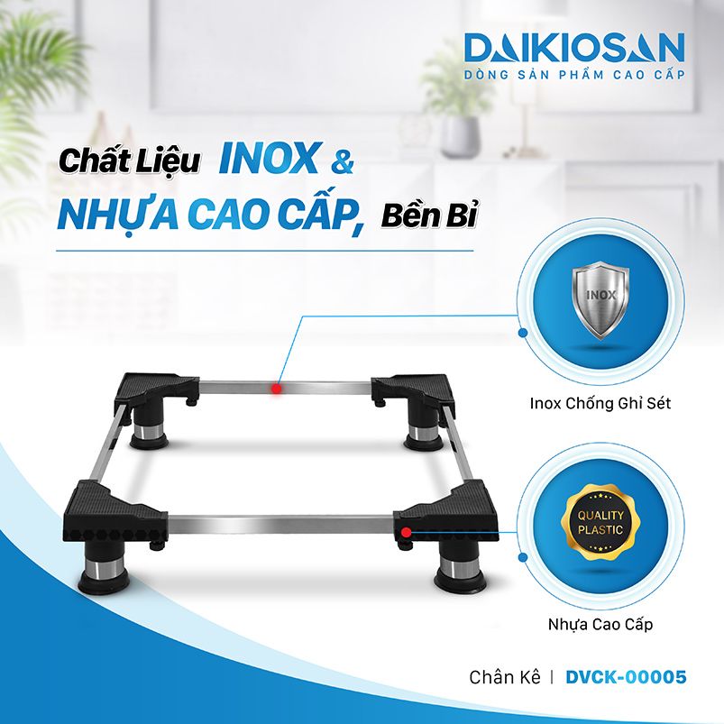 Chân kê máy giặt, tủ lạnh Daikiosan DVCK-00005