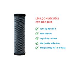 Lõi lọc nước số 2 CTO  ĐẠI VIỆT THAN GÁO DỪA & ATHANCITE