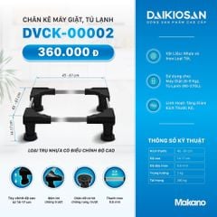 Chân kê máy giặt, tủ lạnh Daikiosan DVCK-00002