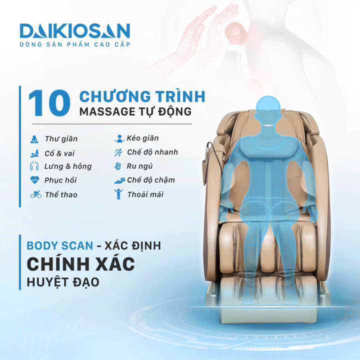 Ghế massage Daikiosan DVGM-20001