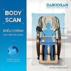Ghế massage Daikiosan DKGM-10004 công nghệ 3D