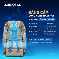 Ghế massage Daikiosan DKGM-20001 - công nghệ massage 3D