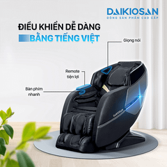 GHẾ MASSAGE DAIKIOSAN DKGM-20005 CÔNG NGHỆ 3D SƯỞI NHIỆT 4 ĐIỂM