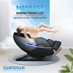 GHẾ MASSAGE DAIKIOSAN DKGM-20005 CÔNG NGHỆ 3D SƯỞI NHIỆT 4 ĐIỂM