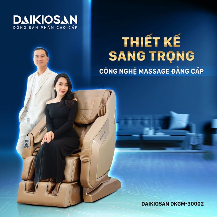 Ghế Massage cao cấp Daikiosan DKGM-30002 ( Điều khiển cảm ứng 2022)
