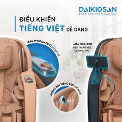 Ghế massage Daikiosan DVGM-20002 điều khiển cảm ứng