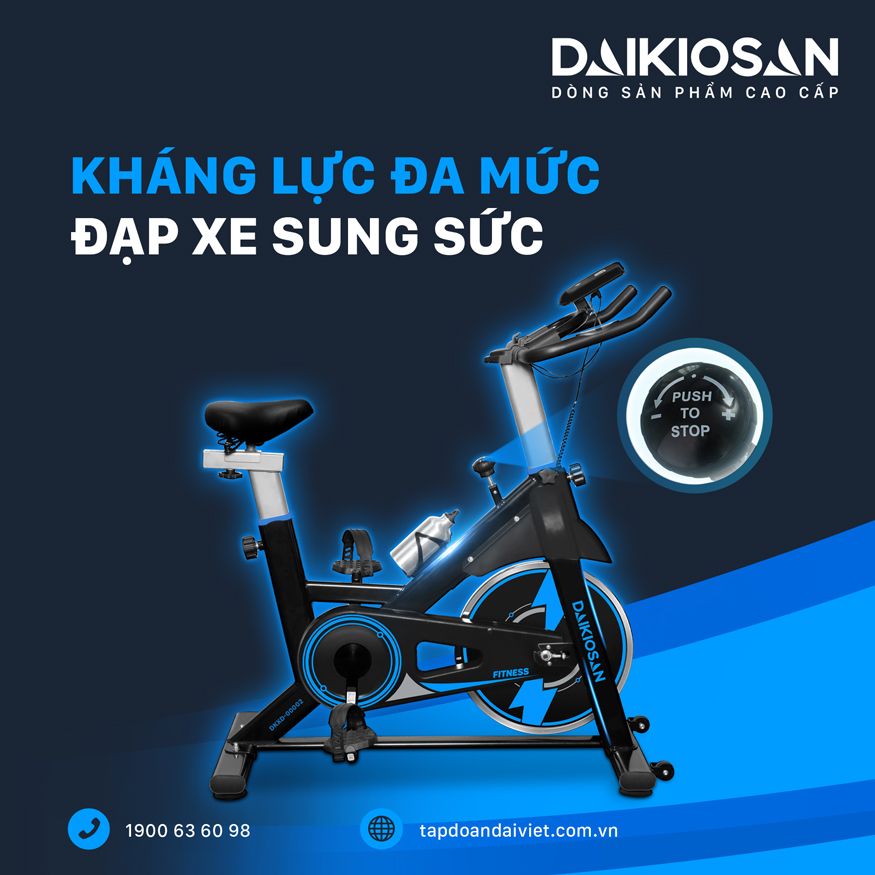 Xe đạp thể dục Daikiosan DKXD-00002