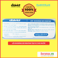 Lõi nâng cấp đá Maifan dùng cho máy lọc nước - Cút nối nhanh - Đại Việt