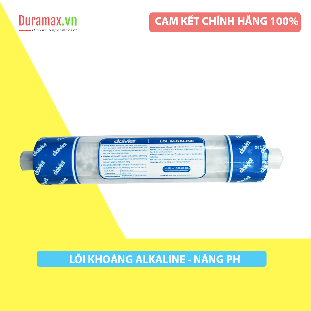 Lõi nâng cấp Alkaline nâng PH tạo khoáng Đại Việt - Cút nối nhanh