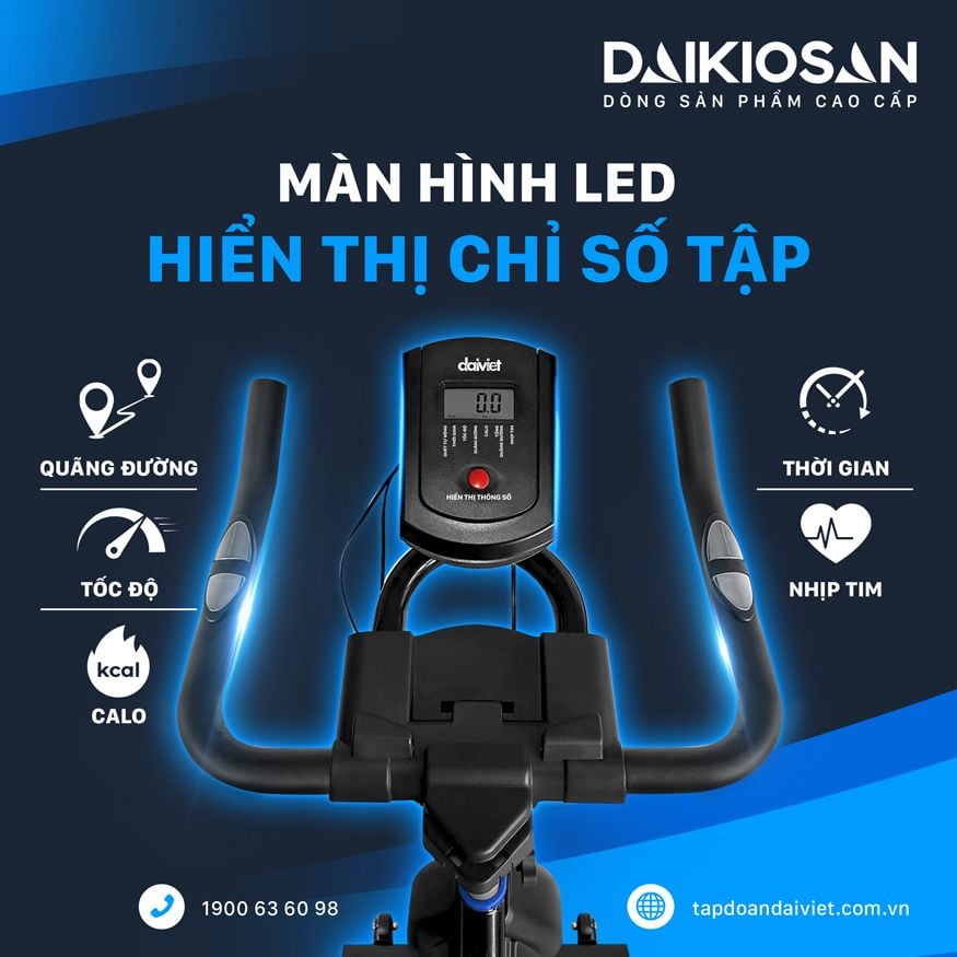 Xe đạp thể dục Daikiosan DKXD-00002