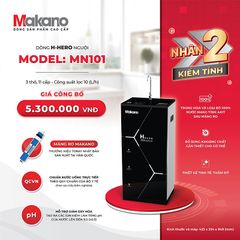 Máy lọc nước Makano H-Hero nhân 2 kiềm tính thông dụng 2D MN101 - 11 cấp