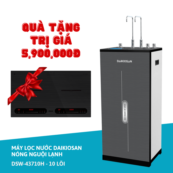Máy lọc nước Daikiosan nóng nguội lạnh DSW-43710H - 10 lõi lọc