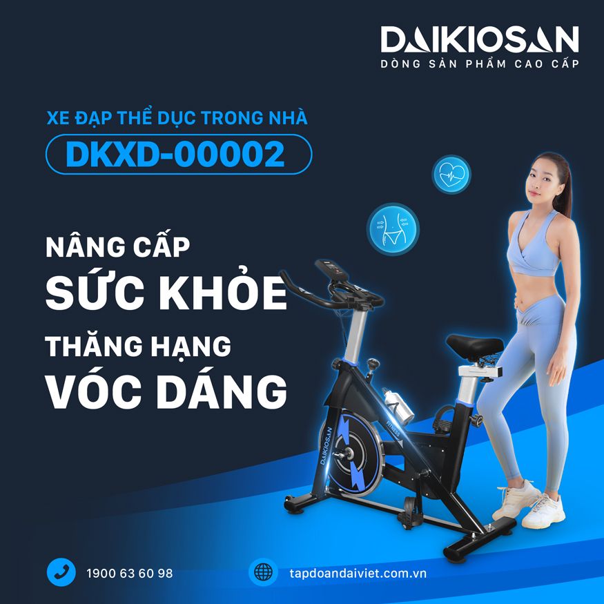 Xe đạp thể dục Daikiosan DKXD-00002