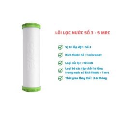 Lõi lọc nước số 3 PP 1 micro Đại Việt