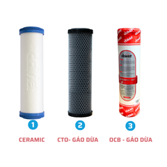 Bộ lọc thô 123 Daikiosan PP- CTO- Ceramic - Hàng Chính Hãng