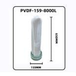 Bộ lọc đầu nguồn sinh hoạt UF8000L công suất 8000L/h công nghệ sợi PVDF cao cấp